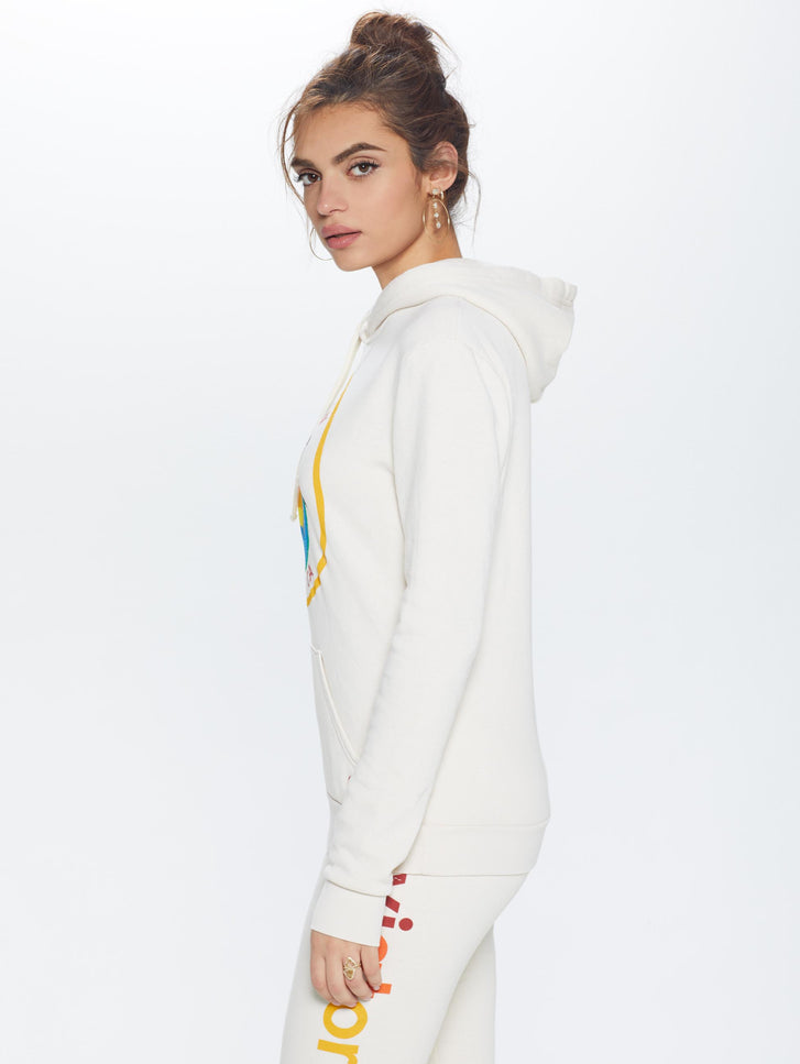 Aviator Nation Pullover Hoodie - Vintage White